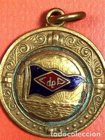 Trofeos y medallas: medalla dorada con esmalte cdep 394 - Foto 1