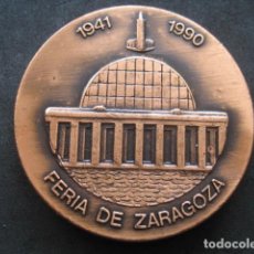 Trofeos y medallas: MEDALLA BRONCE 50 ANIVERSARIO FERIA DE MUESTRAS DE ZARAGOZA 1941 - 1990. Lote 256273145