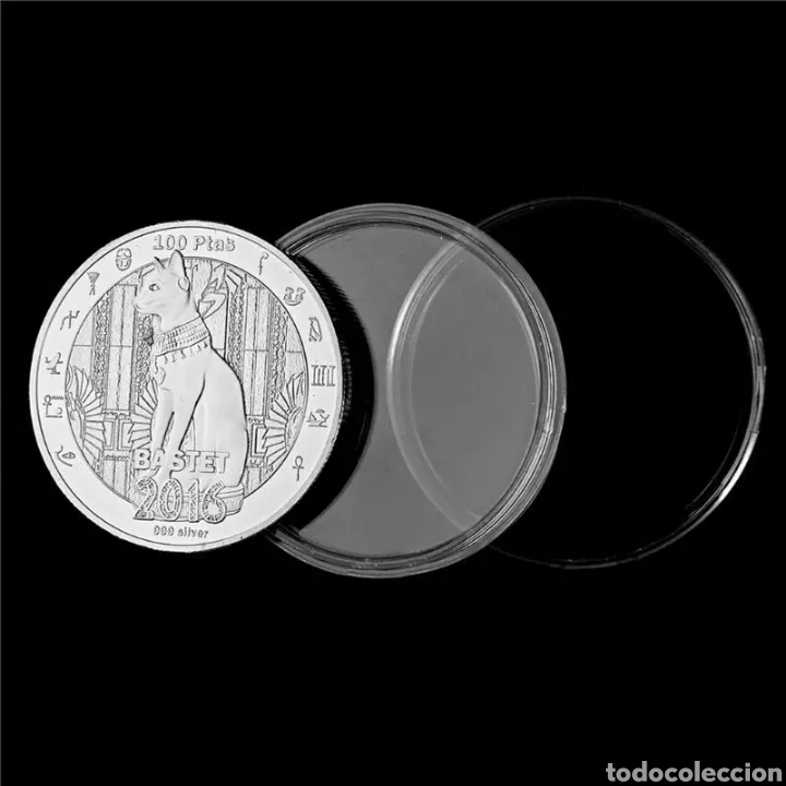 Trofeos y medallas: ESPECTACULAR MONEDA DE BASTET. REFERENCIA S2 M - Foto 3
