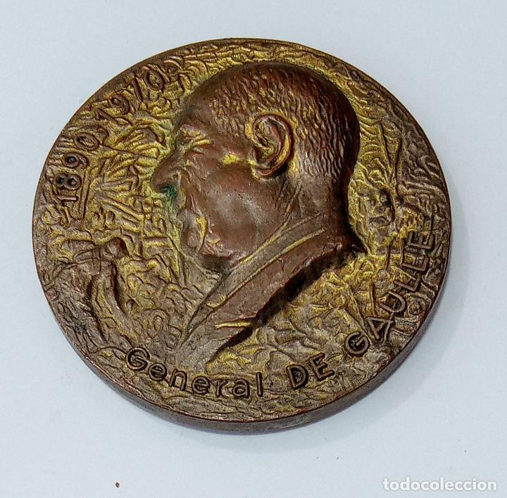 Trofeos y medallas: MEDALLA. GENERAL DE GAULLE 189 - 1970 - Foto 1