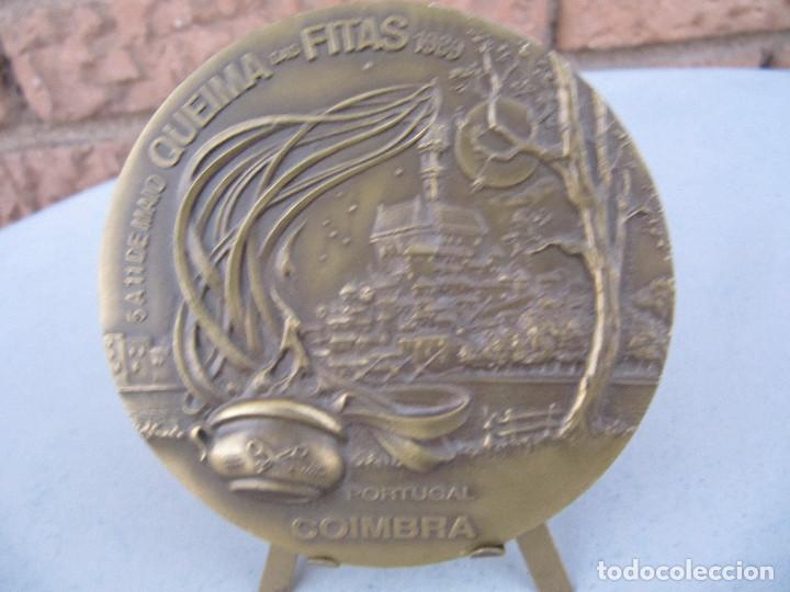 Trofeos y medallas: MEDALLA DE BRONCE 1989 QUEIMA DAS FITAS COIMBRA PORTUGAL - Foto 2 - 263205480
