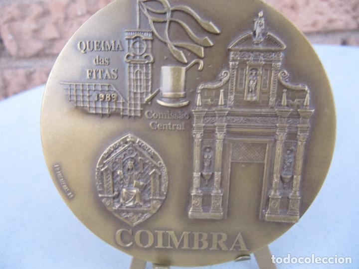 Trofeos y medallas: MEDALLA DE BRONCE 1989 QUEIMA DAS FITAS COIMBRA PORTUGAL - Foto 6 - 263205480