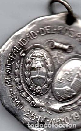 Trofeos y medallas: medalla municipalidad de rosario centenario plata - Foto 1