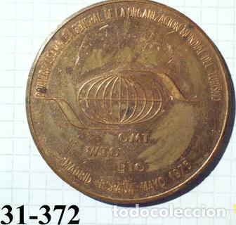 Troph&auml;en und Medaillen: medalla organizacion mundial del turismo madrid 1975 96 gr 6