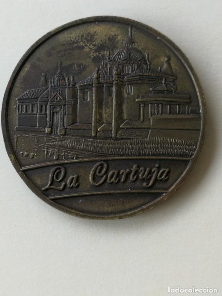 Trofeos y medallas: MONEDA CONMEMORATIVA DE LA EXPO 92. SEVILLA - Foto 2