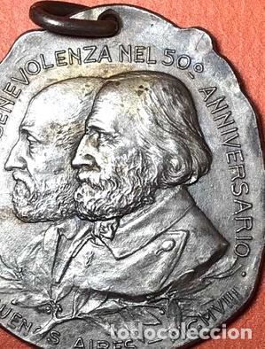 Trofeos y medallas: medalla l unione e benevolenza cod 404 - Foto 1