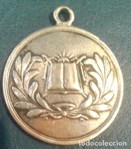 Trofei e Medaglie: medalla plata 900 escuela de policia ramon falcon 45 1952