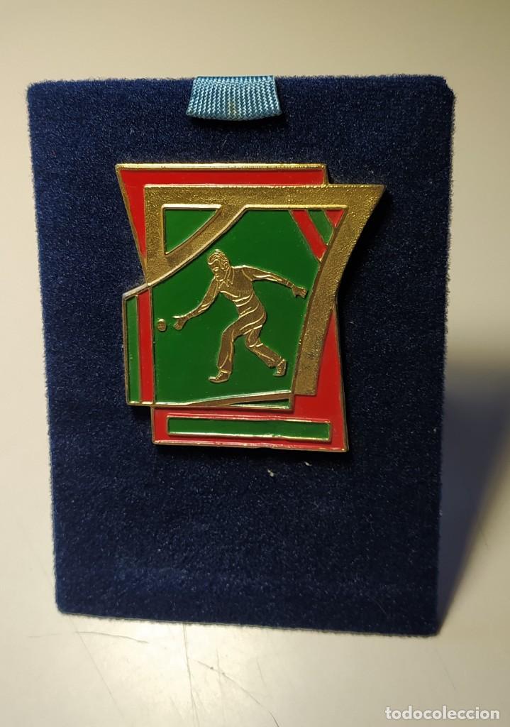 Trofeos y medallas: MEDALLA PLACA PETANCA VINTAGE - Foto 1