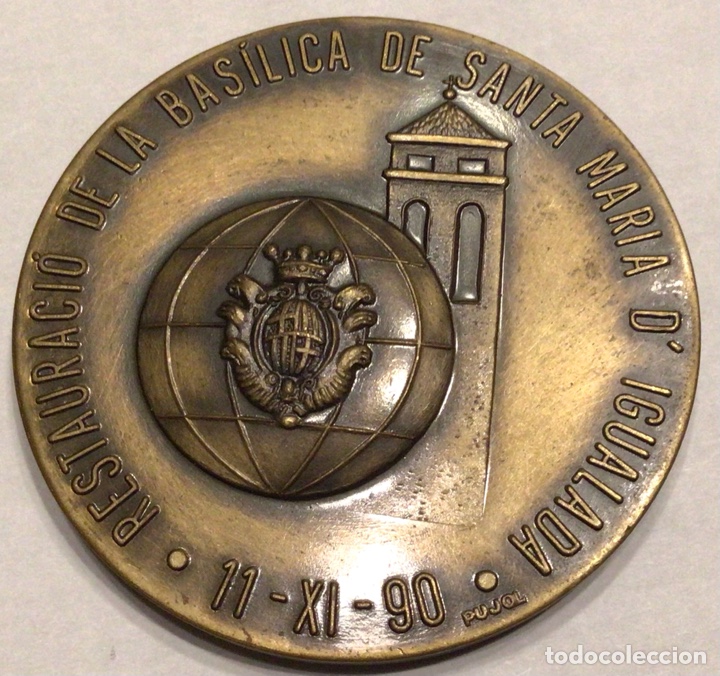 Trofeos y medallas: MEDALLA CONMEMORATIVA CIUDAD de IGUALADA - Foto 1