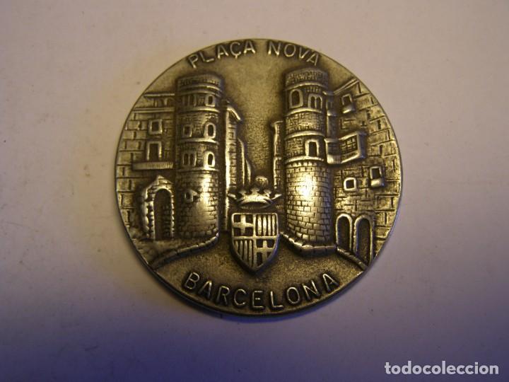 Trofeos y medallas: Medalla Pla&ccedil;a Nova, Barcelona. - Foto 1
