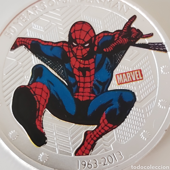 exclusiva moneda de plata de spiderman. colecci - Buy Trophies and  commemorative medals on todocoleccion