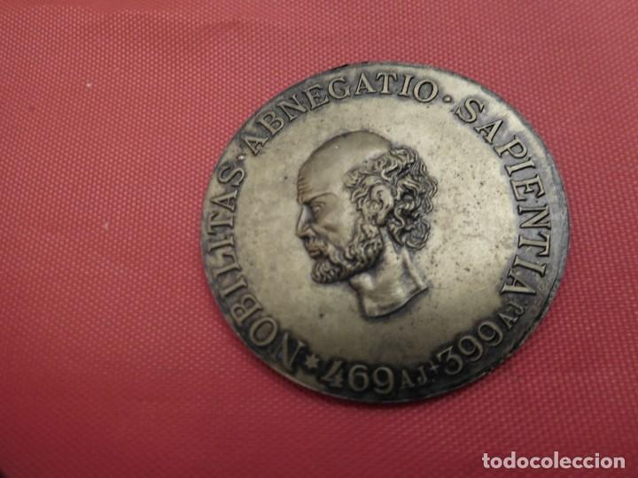 Trofeos y medallas: Medalla de bronce, conmemorativa, 1895, laboratorios Roche - Foto 1