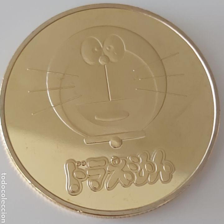 Trofeos y medallas: EXCLUSIVA MONEDA DE ORO DE COLECCION DE DORAEMON. REFERENCIA S2 M DORAEMON - Foto 4