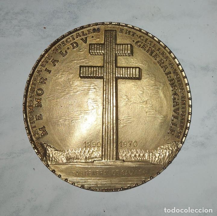 Trofeos y medallas: MEDALLA MEMORIAL GENERAL DE GAULLE - Foto 2
