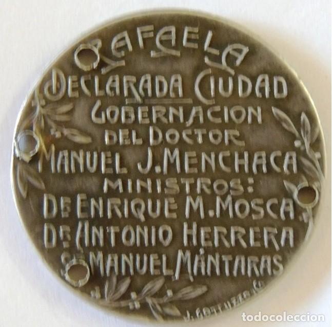Trofeos y medallas: declaracion de ciudad a rafaela 1913 en mendoza - Foto 2