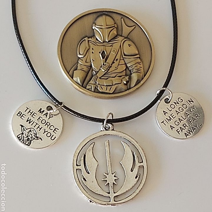 Trofeos y medallas: FANT&Aacute;STICA MONEDA DE STAR WARS Y REGALOS! REF S4 M CG - Foto 3
