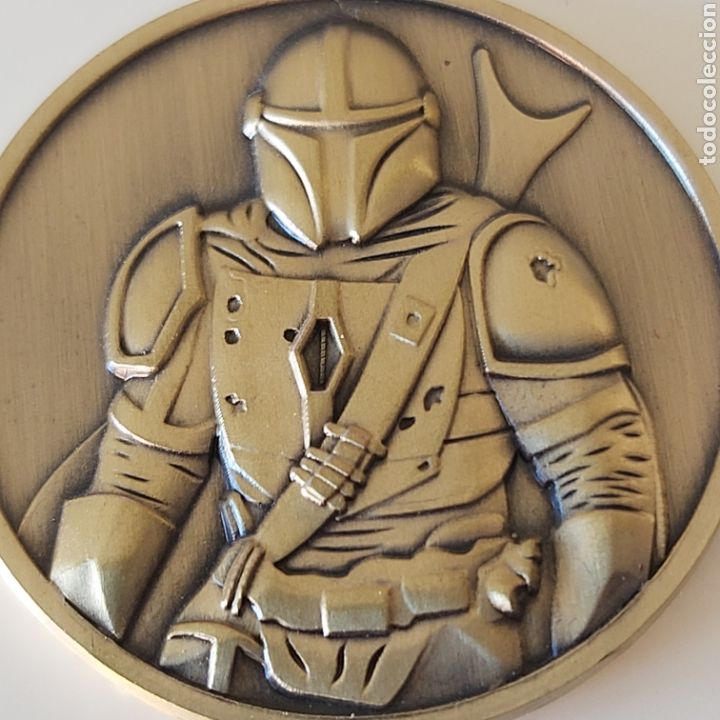 Trofeos y medallas: FANT&Aacute;STICA MONEDA DE STAR WARS Y REGALOS! REF S4 M CG - Foto 5