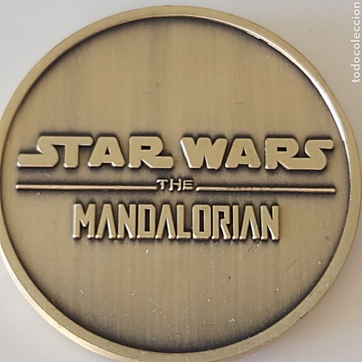 Trofeos y medallas: FANT&Aacute;STICA MONEDA DE STAR WARS Y REGALOS! REF S4 M CG - Foto 6