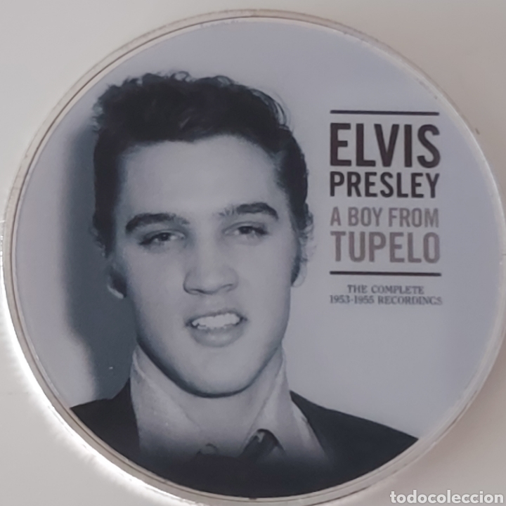 Trofeos y medallas: FABULOSA MONEDA DE ELVIS. REF S4 M CG ELVIS - Foto 1