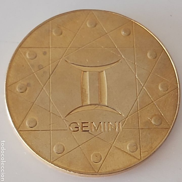 Trofeos y medallas: FANT&Aacute;STICA MONEDA DE ORO ELECTROGALVANIZADO. Ref S1 M CG - Foto 5