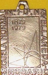 Trofeos y medallas: medalla centenario escuela normal 1 rosario - Foto 1
