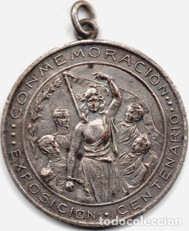 Trofeos y medallas: medalla exposicion centenario 1910 - Foto 1