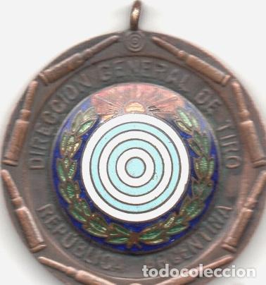 Trofeos y medallas: medalla m direccion general de tiro esmalte - Foto 1