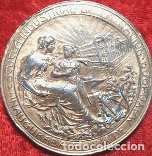 Trofeos y medallas: medalla industrial de la nacion 1909 cod 31904 - Foto 1