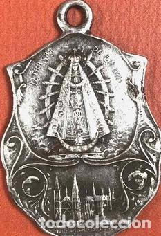 Trofeos y medallas: medalla nuestra sra de lujan 760 plata - Foto 1