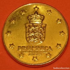 Trofeos y medallas: MEDALLA METALICA CONMEMORATIVA ”DINAMARCA PAIS MIEMBRO CEE DESDE 1973” (5 CM DIAMETRO)