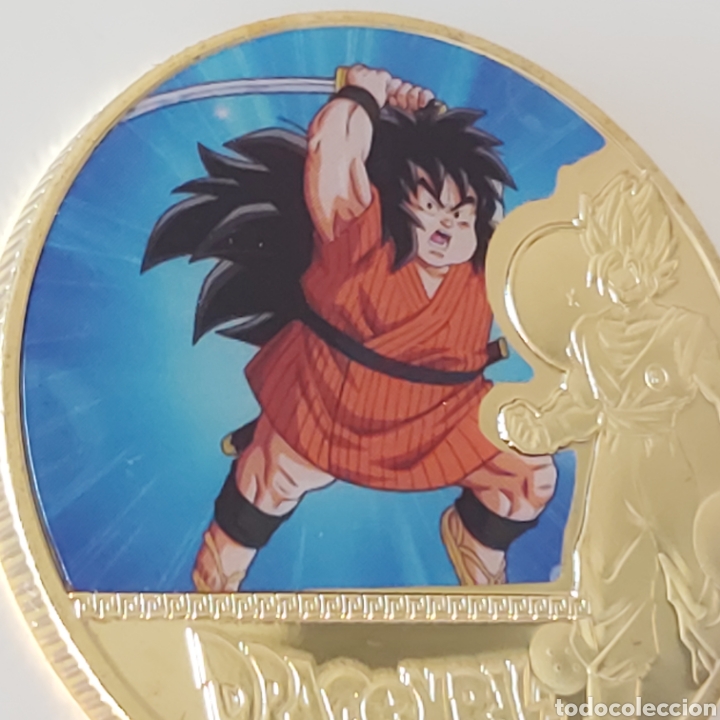 Trofeos y medallas: FANT&Aacute;STICA MONEDA DE ORO DE LA COLECCI&Oacute;N DE DRAGON BALL. REF S2 M 9 CG - Foto 2