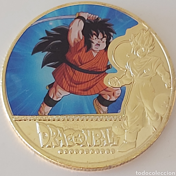 Trofeos y medallas: FANT&Aacute;STICA MONEDA DE ORO DE LA COLECCI&Oacute;N DE DRAGON BALL. REF S2 M 9 CG - Foto 1