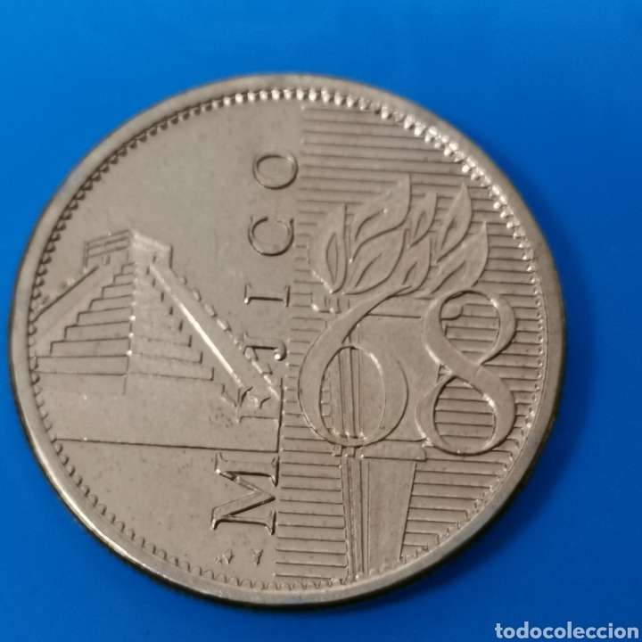 Trofeos y medallas: Moneda conmemorativa de M&eacute;xico 88 1988 - Foto 5