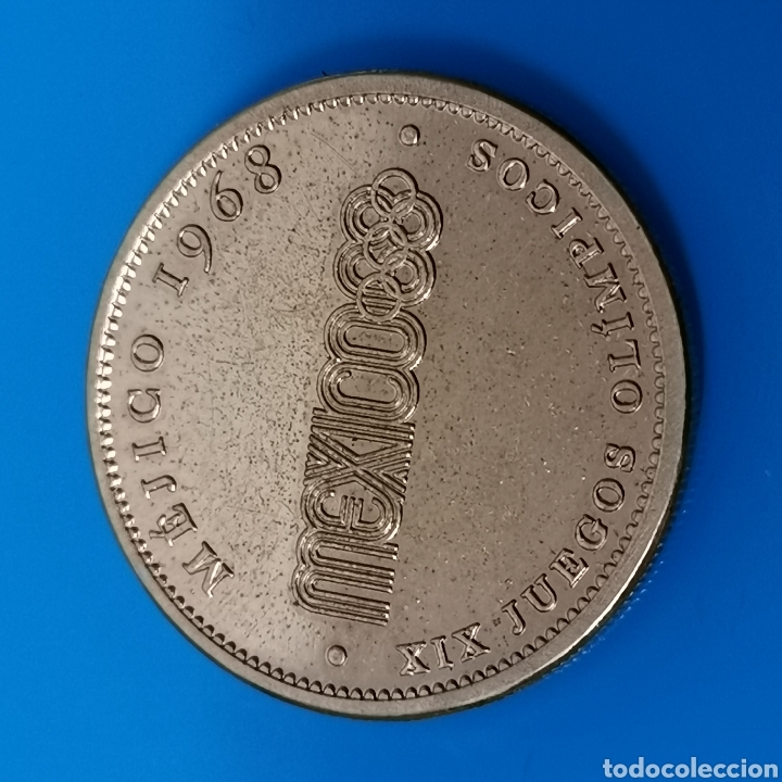 Trofeos y medallas: Moneda conmemorativa de M&eacute;xico 88 1988 - Foto 1