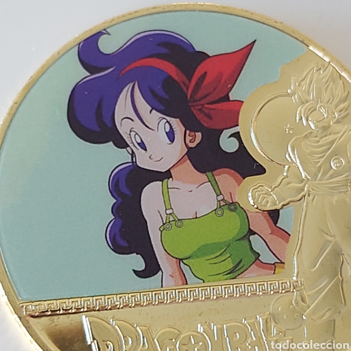 Trofeos y medallas: PRECIOSA MONEDA DE ORO DE DRAGON BALL. REF S3 M 18 CG. - Foto 2