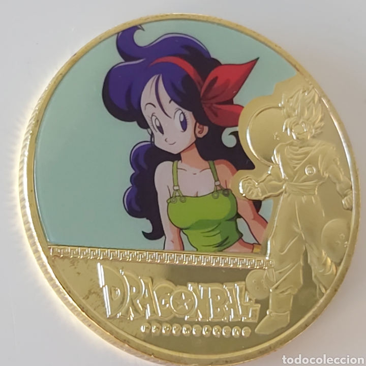 Trofeos y medallas: PRECIOSA MONEDA DE ORO DE DRAGON BALL. REF S3 M 18 CG. - Foto 3