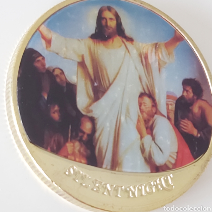 Trofeos y medallas: EXCLUSIVA MONEDA DE ORO BIBLICA. REF S3 M - Foto 2