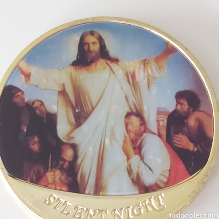 Trofeos y medallas: EXCLUSIVA MONEDA DE ORO BIBLICA. REF S3 M - Foto 3