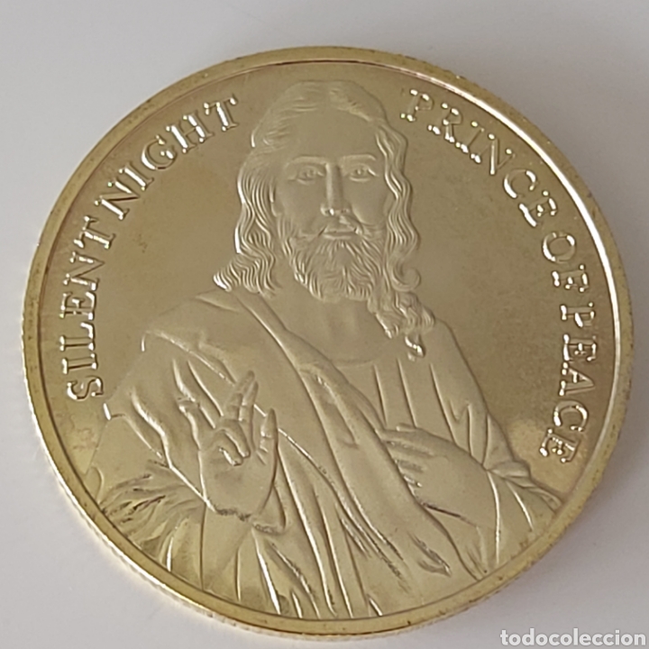 Trofeos y medallas: EXCLUSIVA MONEDA DE ORO BIBLICA. REF S3 M - Foto 4