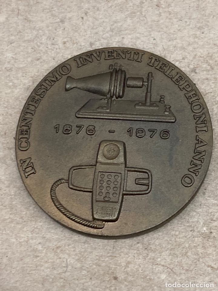Trofeos y medallas: Medalla conmemorativa 1976 telef&oacute;nica - Foto 1