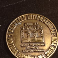 Trofeos y medallas: MEDALLA I CONGRESO PINTURA MARBELLA MALAGA