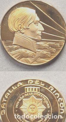 Trofeos y medallas: medalla de uruguay conmemorativa batalla del rincon - Foto 1
