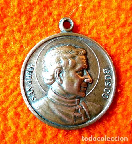 Trofeos y medallas: antigua medalla de don bosco - Foto 1
