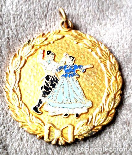 Trofeos y medallas: medalla pareja de baile de folklore - Foto 1