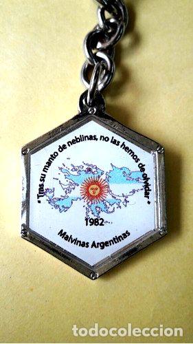 Trofeos y medallas: llavero con medalla de las islas malvinas - Foto 1