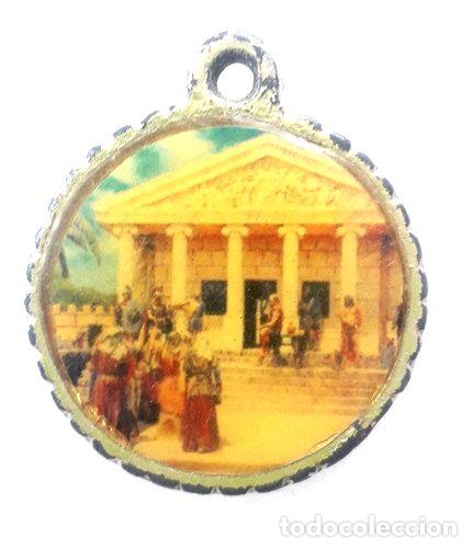 Trofeos y medallas: medalla con imagen de templo romano - Foto 1