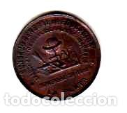 Trofeos y medallas: medalla la plata ano 1892 consejo de educacion - Foto 1