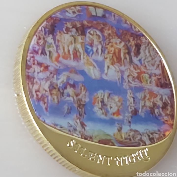 Trofeos y medallas: EXCLUSIVA MONEDA DE ORO BIBLICA. REF S1 M CG - Foto 3