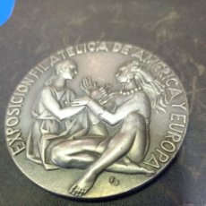 Trofeos y medallas: EXPOSICIÓN FILATÉLICA AMÉRICA Y EUROPA ESPAMER 1980. Lote 337788478