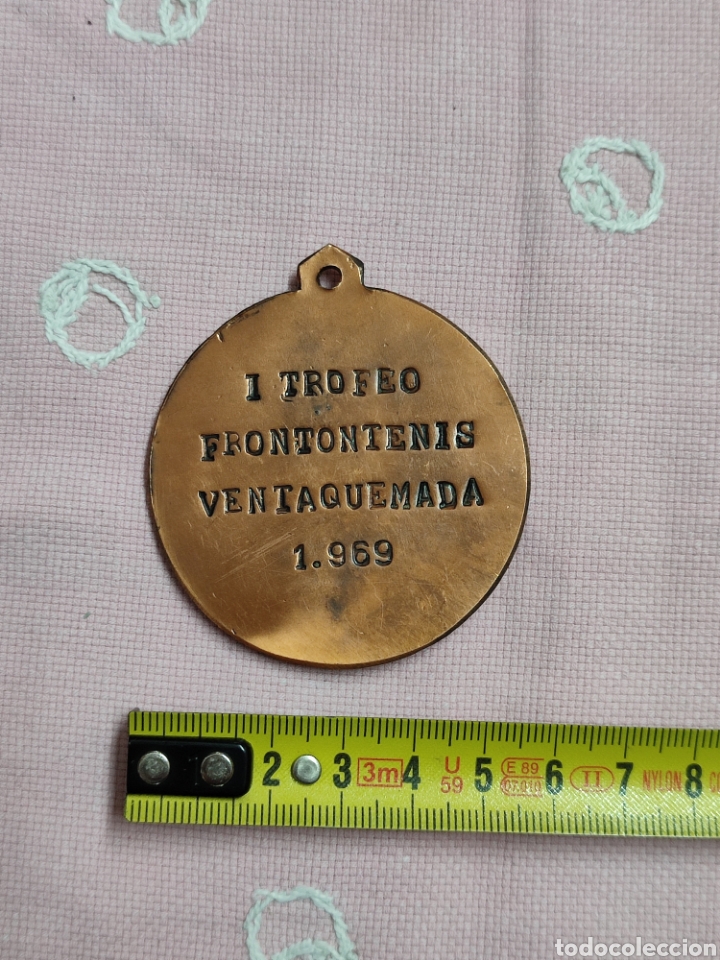 Trofeos y medallas: Medalla Frontenis Ventaquemada 1969 - Foto 2